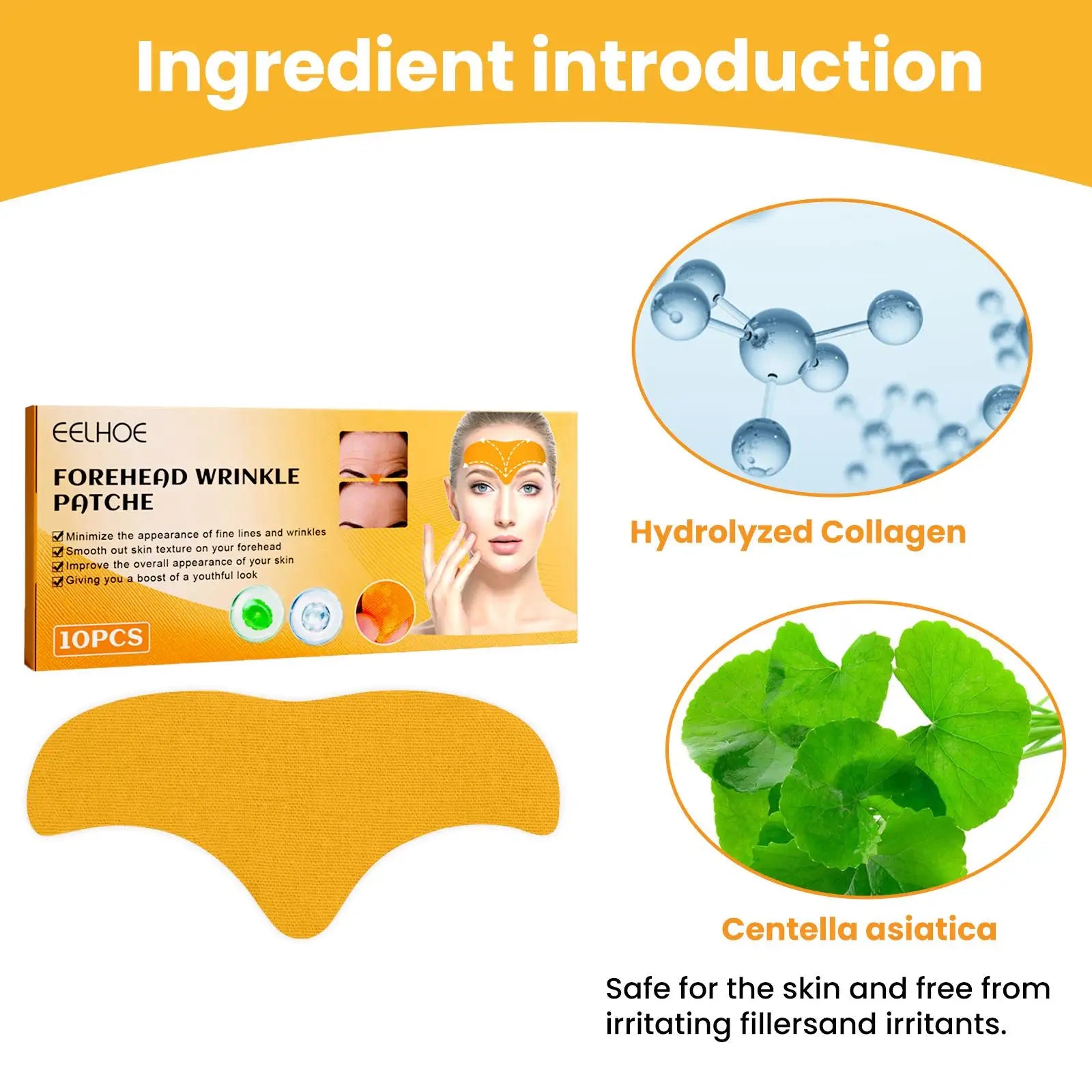 Forehead Wrinkle Patch – Anti-Aging Collagen Gel Patch