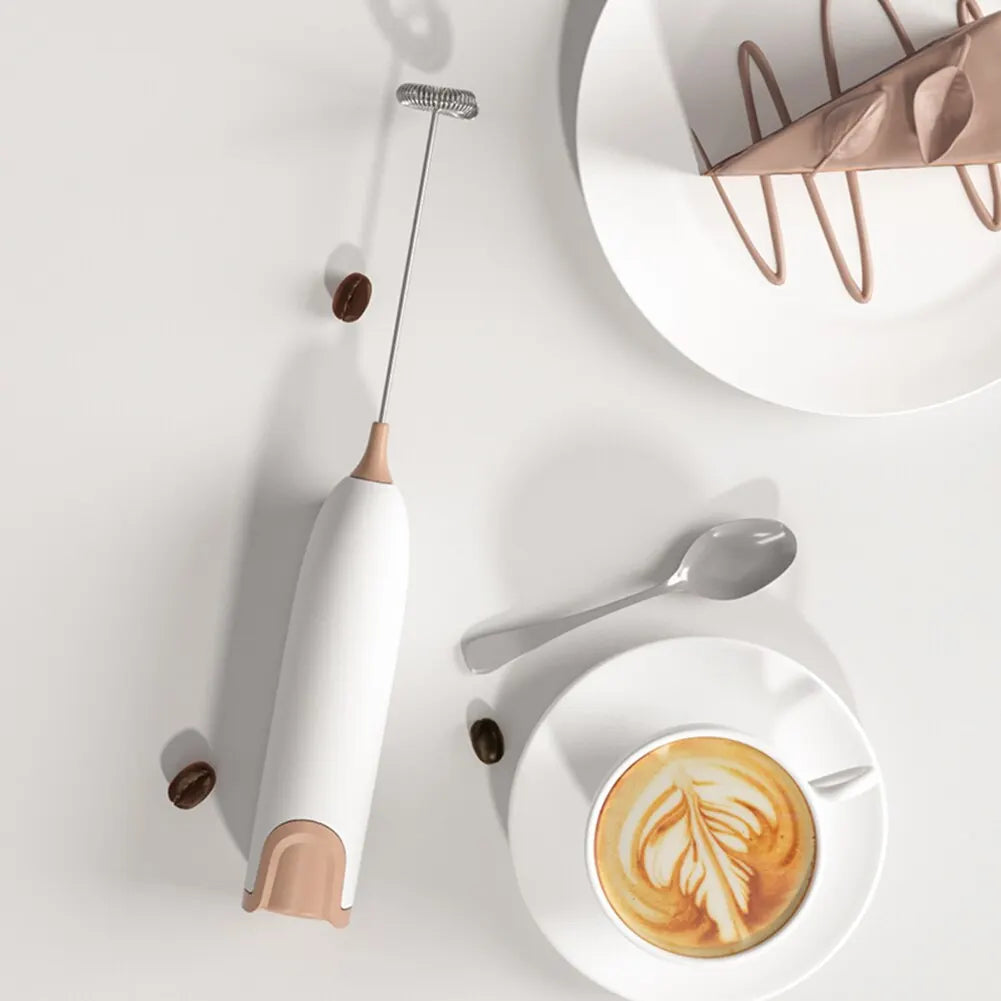 Electric Milk Frother & Drink Mixer – Cappuccino & Latte Maker