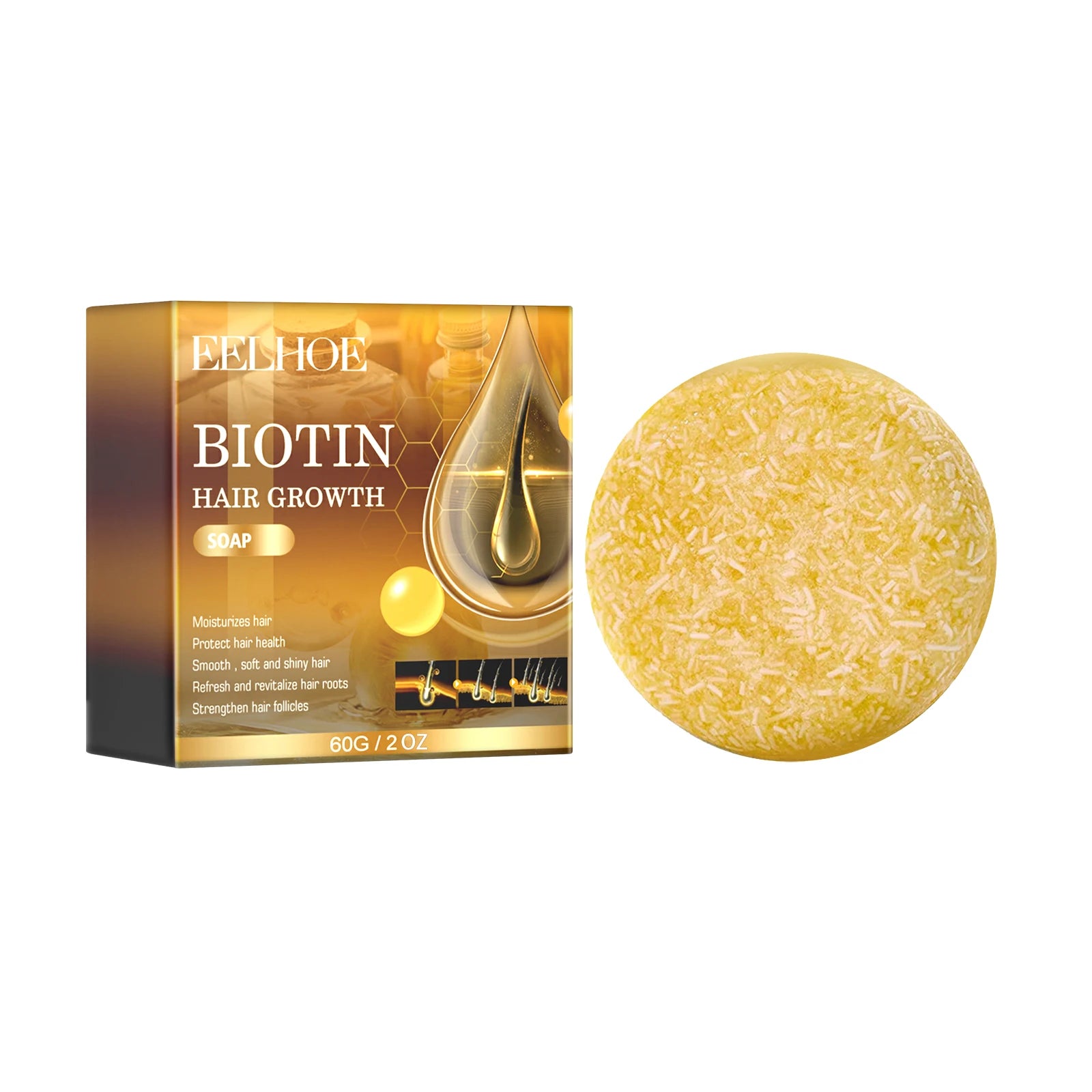 Biotin Hair Growth Shampoo & Conditioner – Frizz, Thinning & Damage Repair