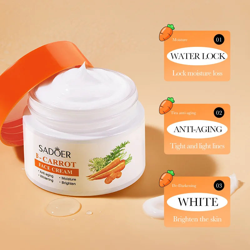 Anti-Aging Whitening Face Cream – Carrot Moisturiser