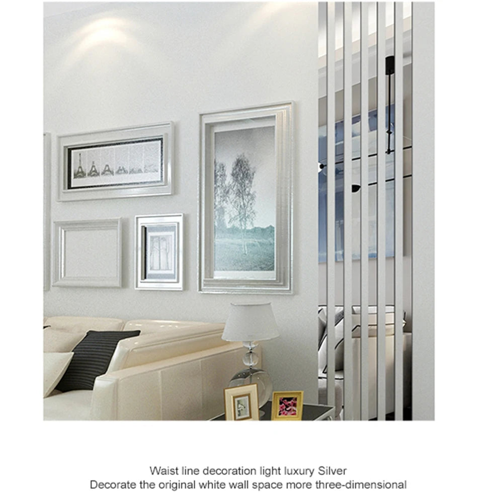 10/20pc DIY Acrylic Mirror Wall Stickers – TV Background & Room Art Decor