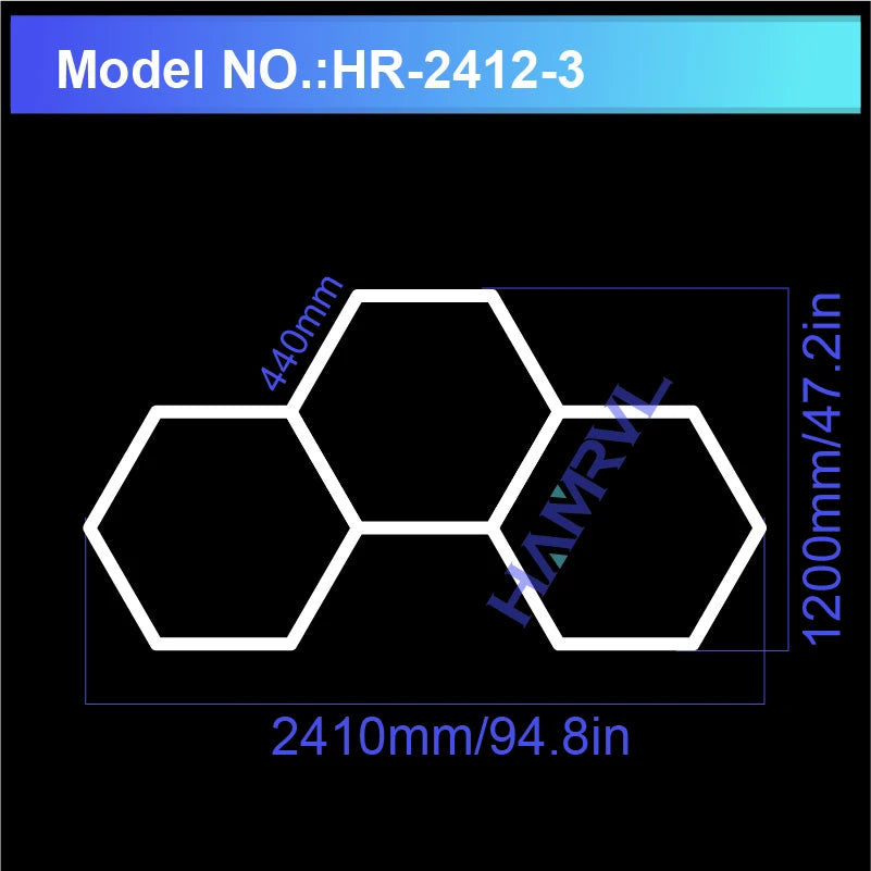 Hexagon LED Ceiling Light