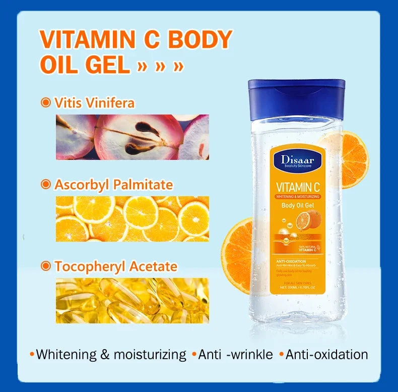 Aloe Vera Body Oil 200ml – Anti-Wrinkle & Moisturising