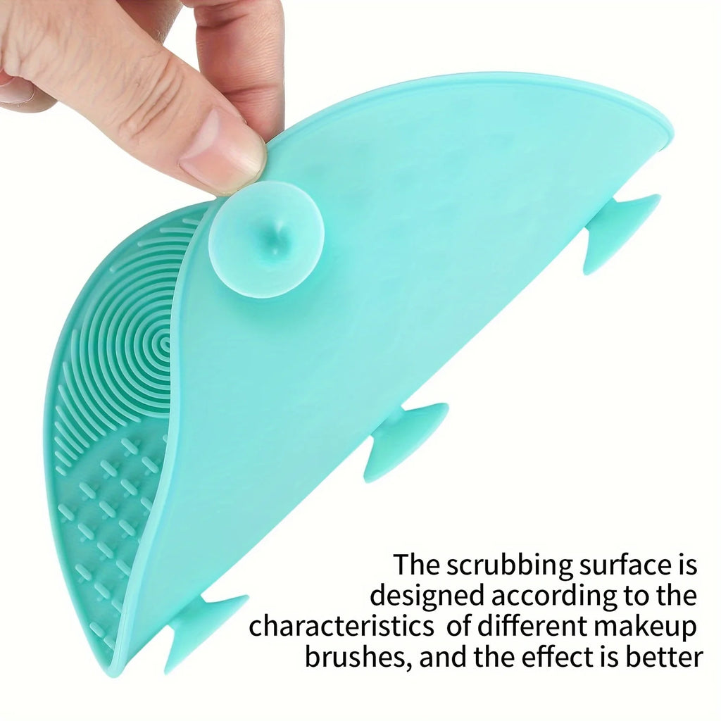 Silicone Makeup Brush Cleaning Pad with Suction Cup