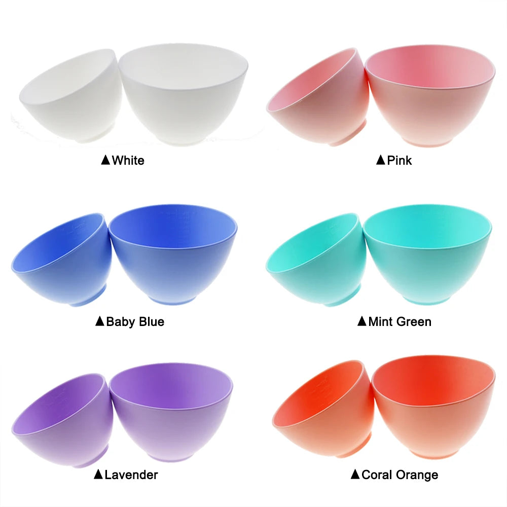 Soft Silicone Facial Mask Bowl – DIY Skincare Mixing Tool