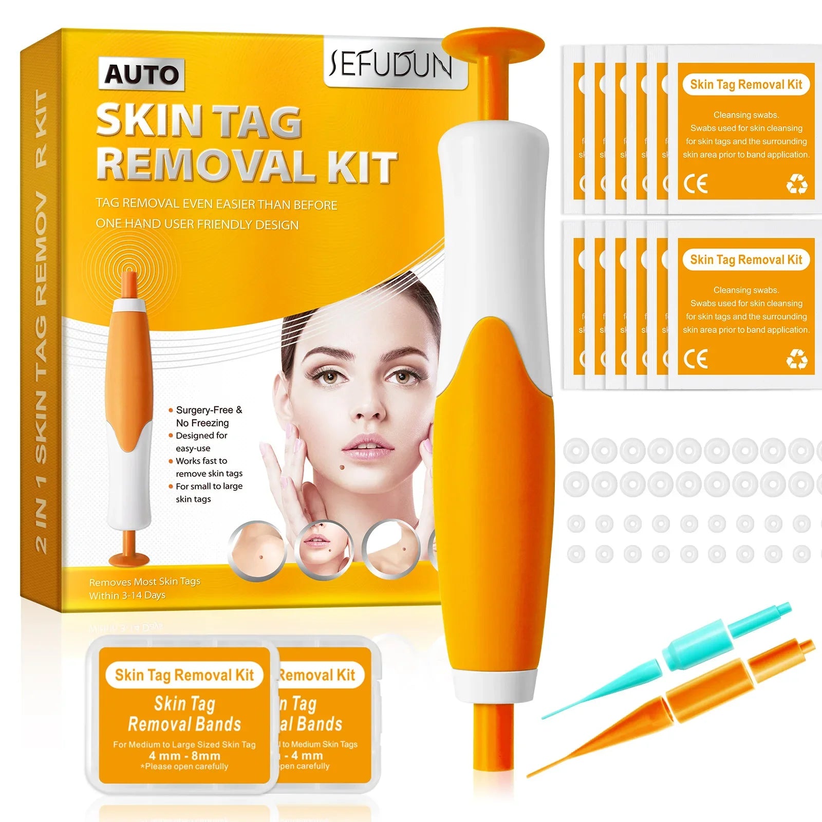 Painless Wart & Skin Tag Remover Pen Kit – Dual Head