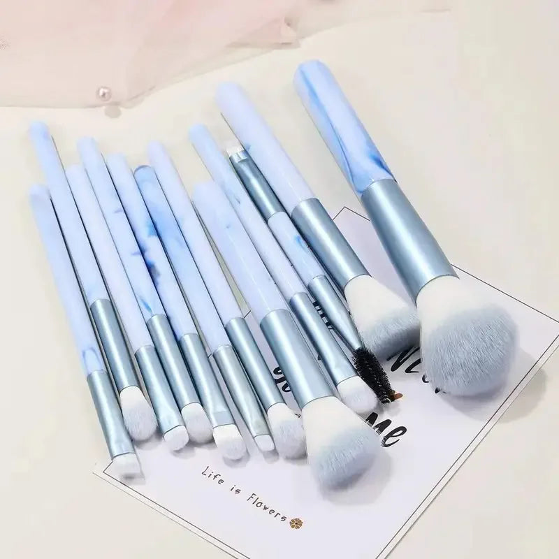 10/14pc Makeup Brush Set – Super Soft Eyeshadow & Foundation Brushes