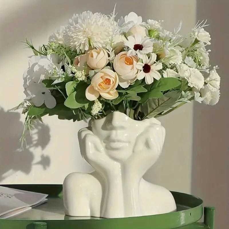 Human Body Art Vase – Makeup Brush & Pen Holder Desk Organiser Statue