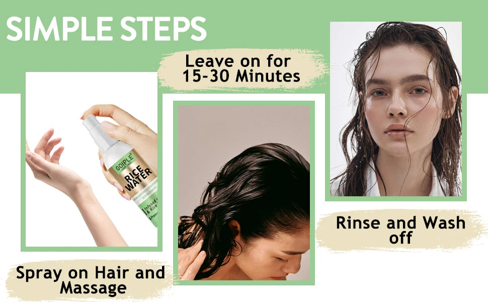 Rice Water Hair Growth & Repair Spray – 100ml