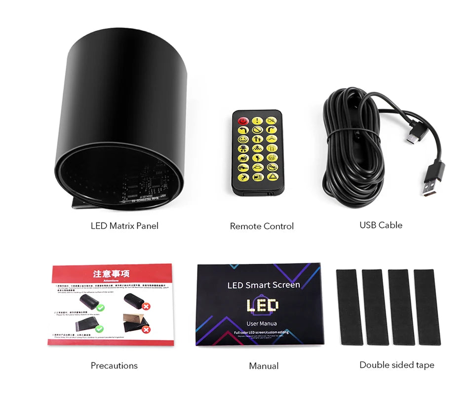 Smart Pixel LED Display Panel – Programmable Advertising Sign with APP Control