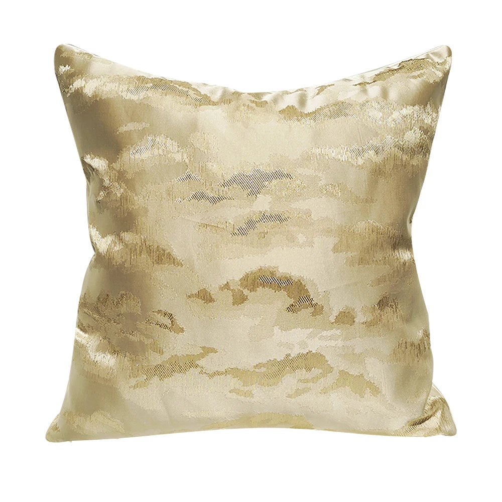 Luxury Golden Throw Cushion Cover