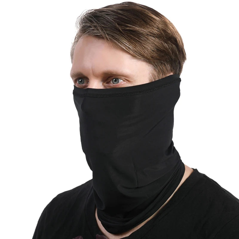 Ice Silk UV Face Scarf & Neck Gaiter – Summer Sports Mask