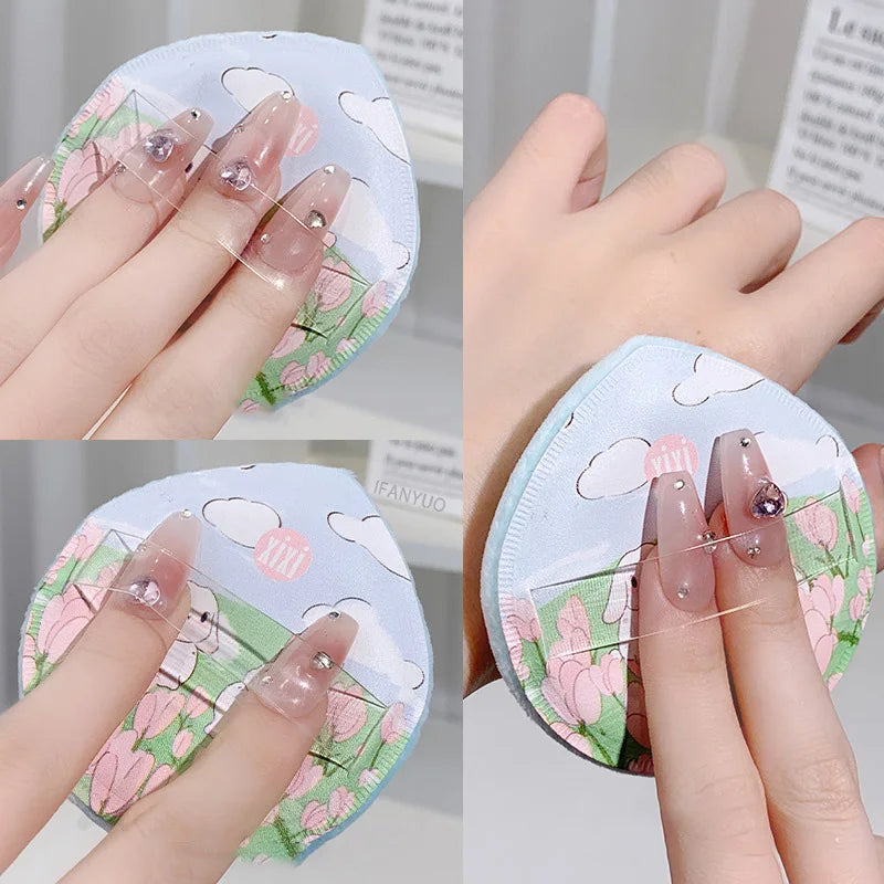 Velvet Makeup Setting Puff – Soft Crystal Fluff Cosmetic Sponge