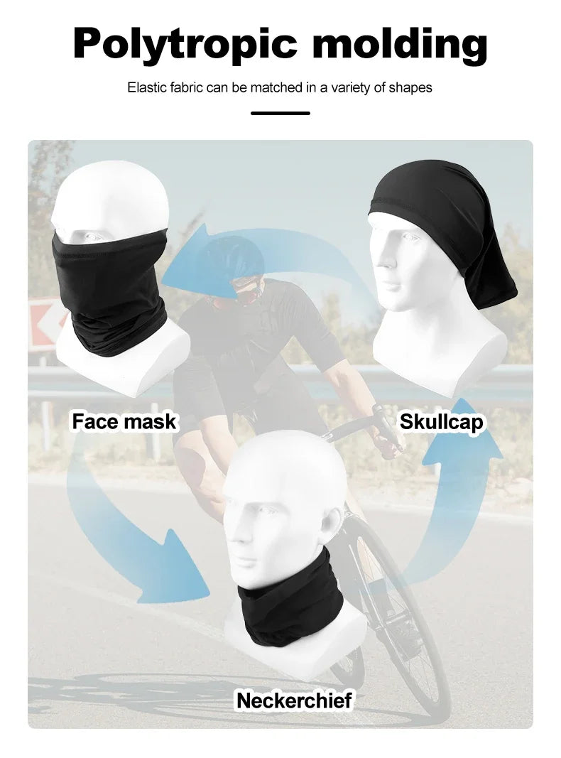 Ice Silk UV Face Scarf & Neck Gaiter – Summer Sports Mask