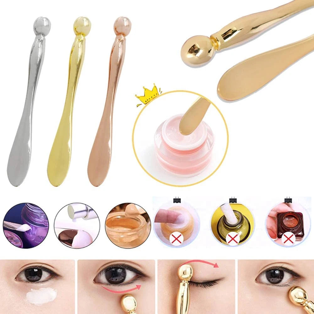 Sleep Eye Massager & Dark Circle Eye Cream Spoon Tool