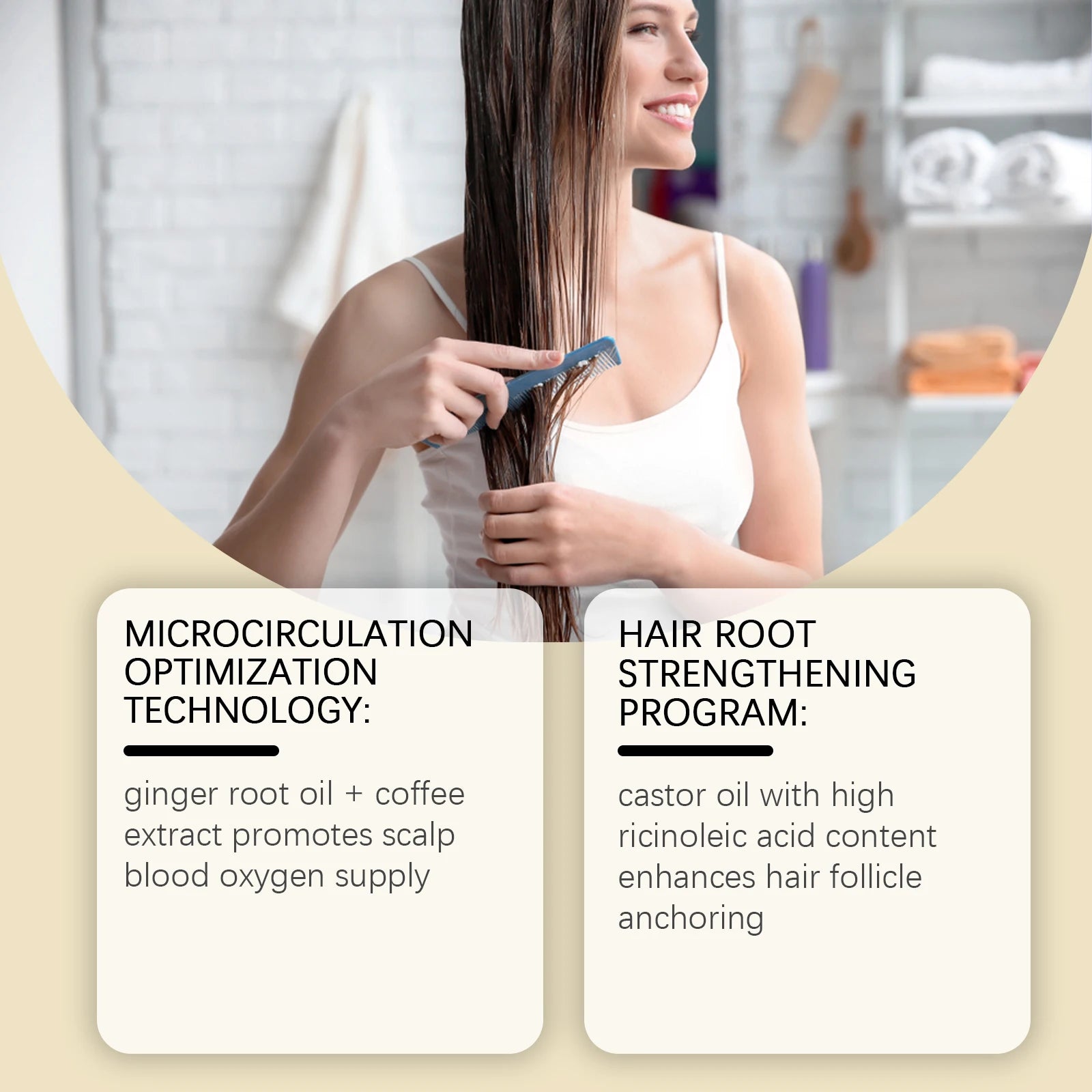 Natural Vegan Hair Growth Oil – Nourishing Treatment for Dry & Damaged Hair