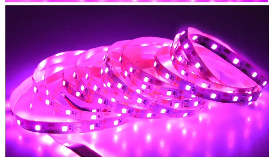 USB LED Grow Light Strip – Full Spectrum Plant Light 2m/3m for Vegetables & Seedlings