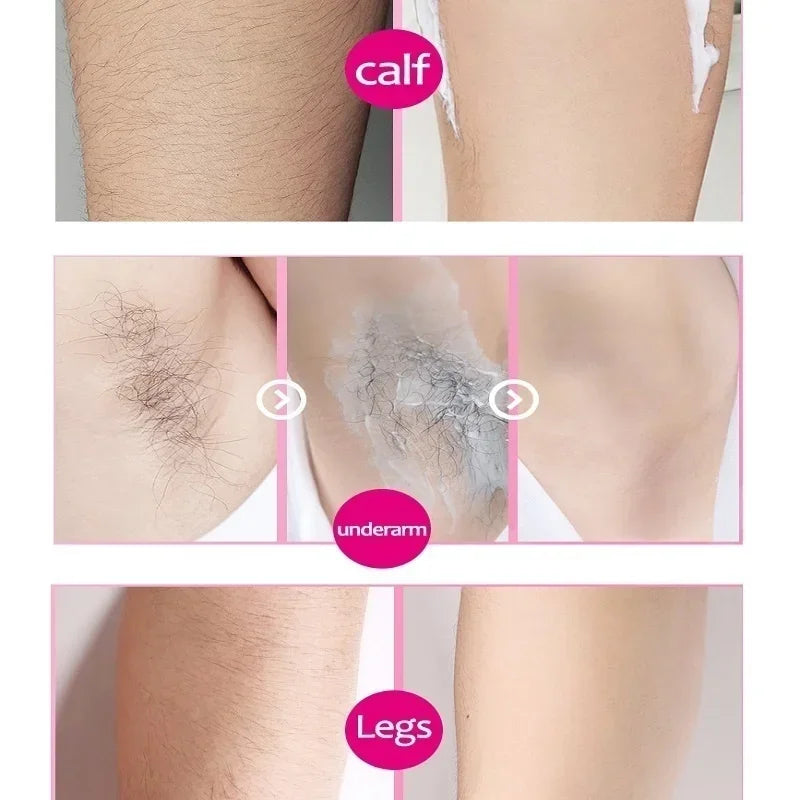 2-Minute Fast Hair Removal Spray – Painless Depilatory for Men & Women