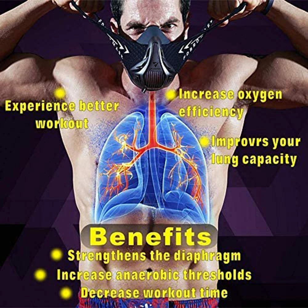 Running Elevation Training Mask - Boost Endurance & Cardio