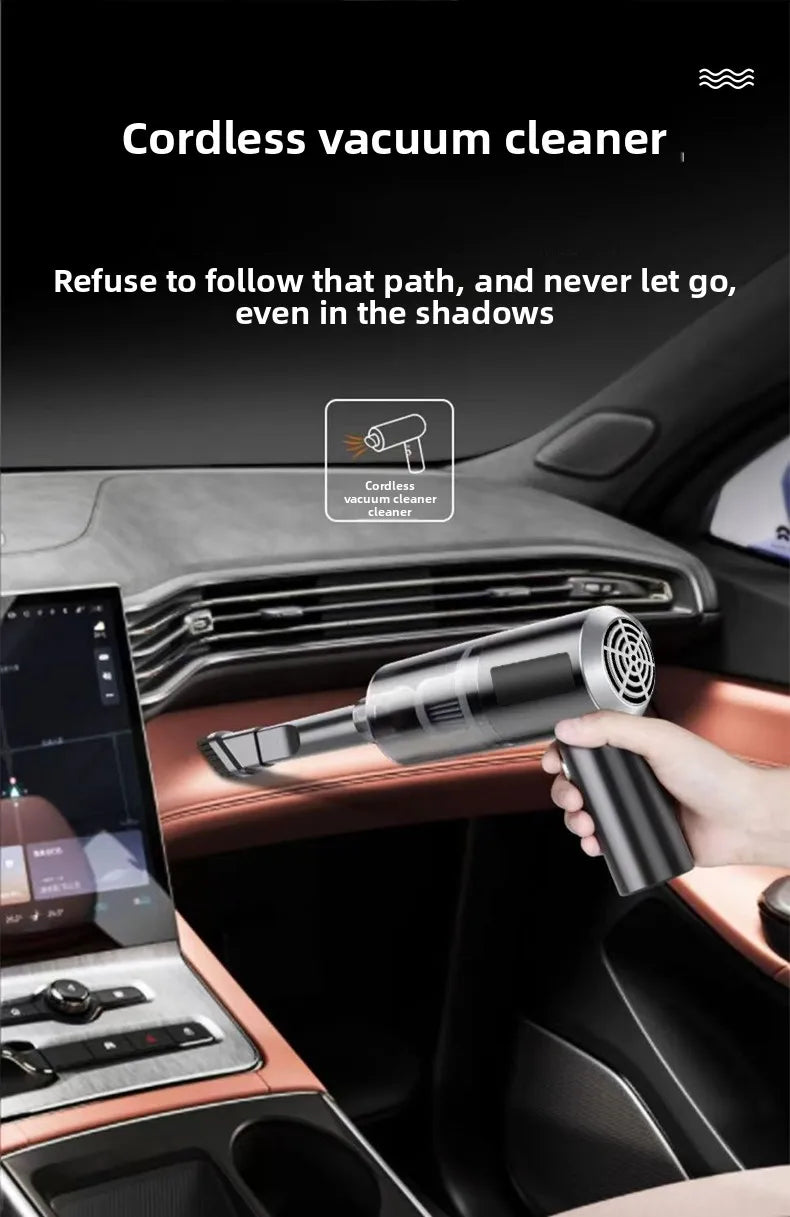 Portable Wireless Handheld Vacuum – Car & Home