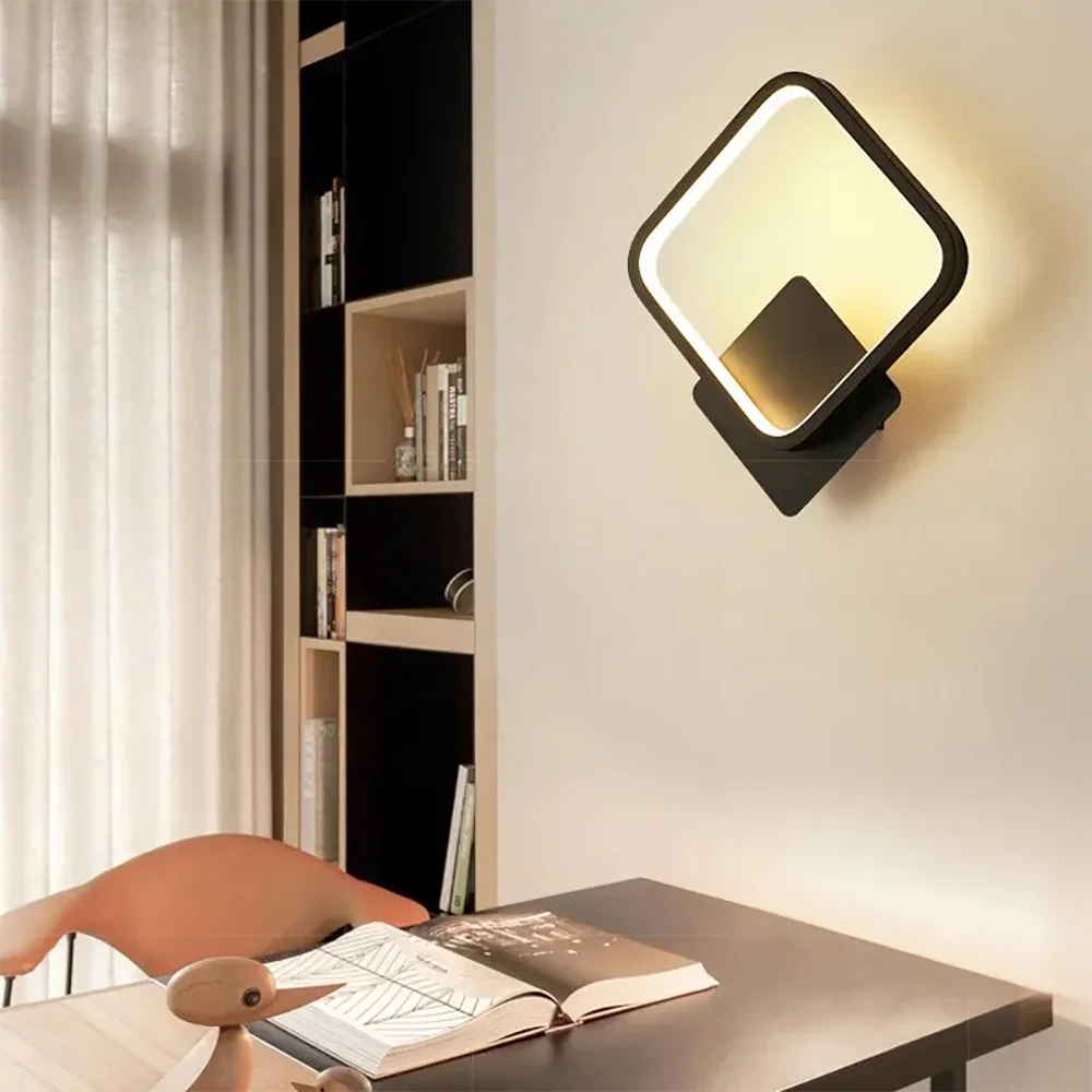 Modern Minimalist LED Wall Sconce – Indoor Living Room, Bedroom & Corridor Light