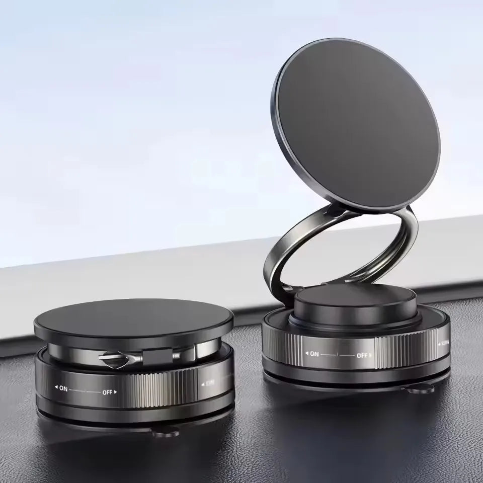 360° Magnetic Car Phone Holder - Suction Cup Mount