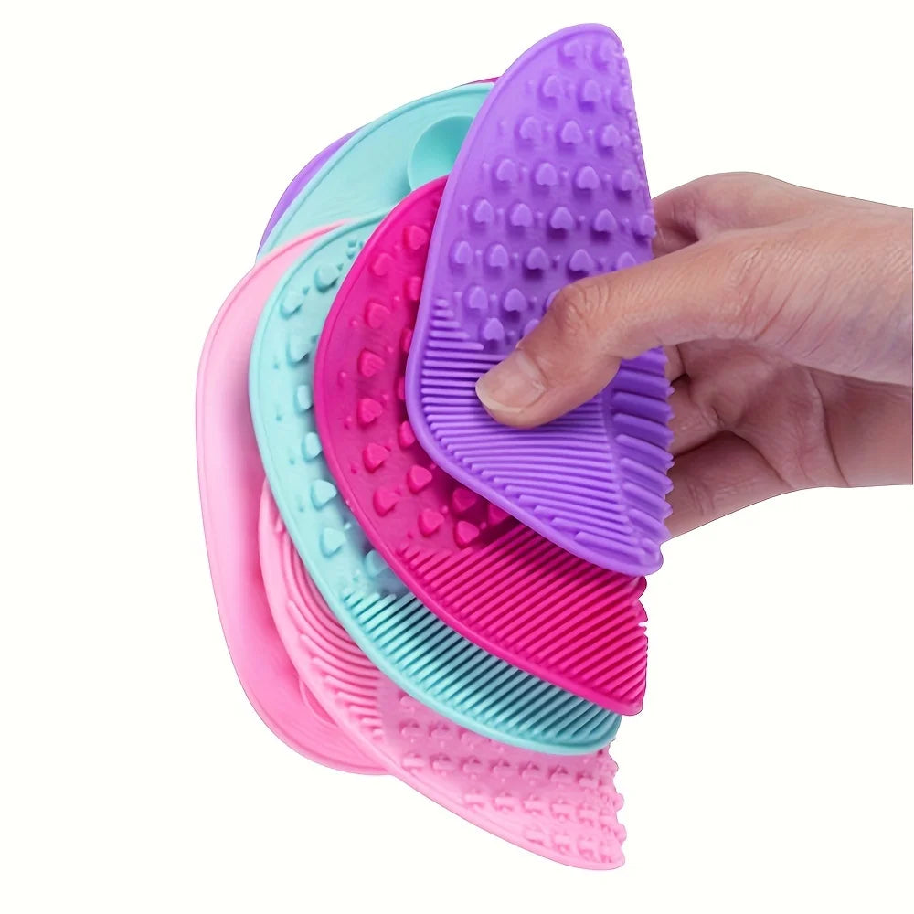 Silicone Makeup Brush Cleaning Pad with Suction Cup