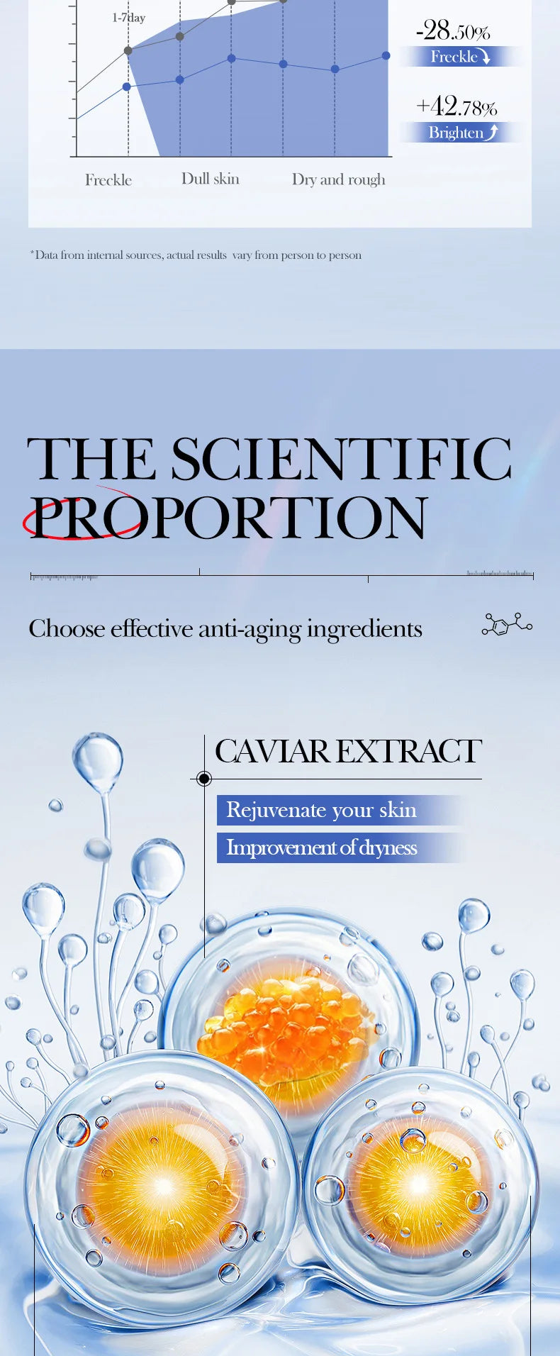 Caviar Hyaluronic Acid Face Masks – Firming & Hydrating (5 Pack)