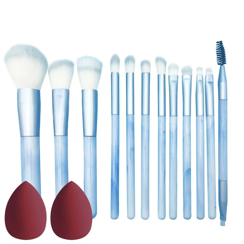 10/14pc Makeup Brush Set – Super Soft Eyeshadow & Foundation Brushes