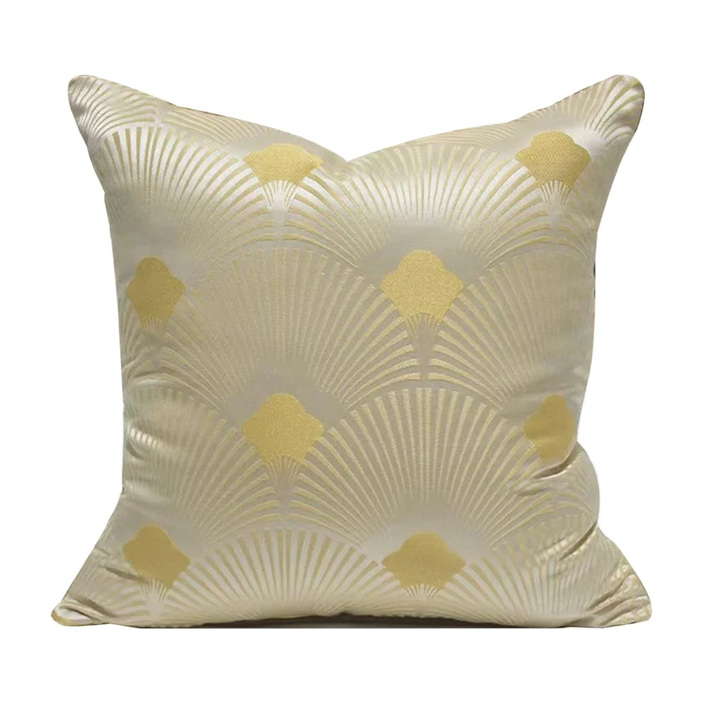 Luxury Golden Throw Cushion Cover