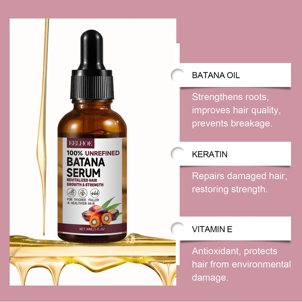 EELHOE Batana Oil Shampoo & Conditioner – Anti-Frizz, Nourishing & Hair Growth