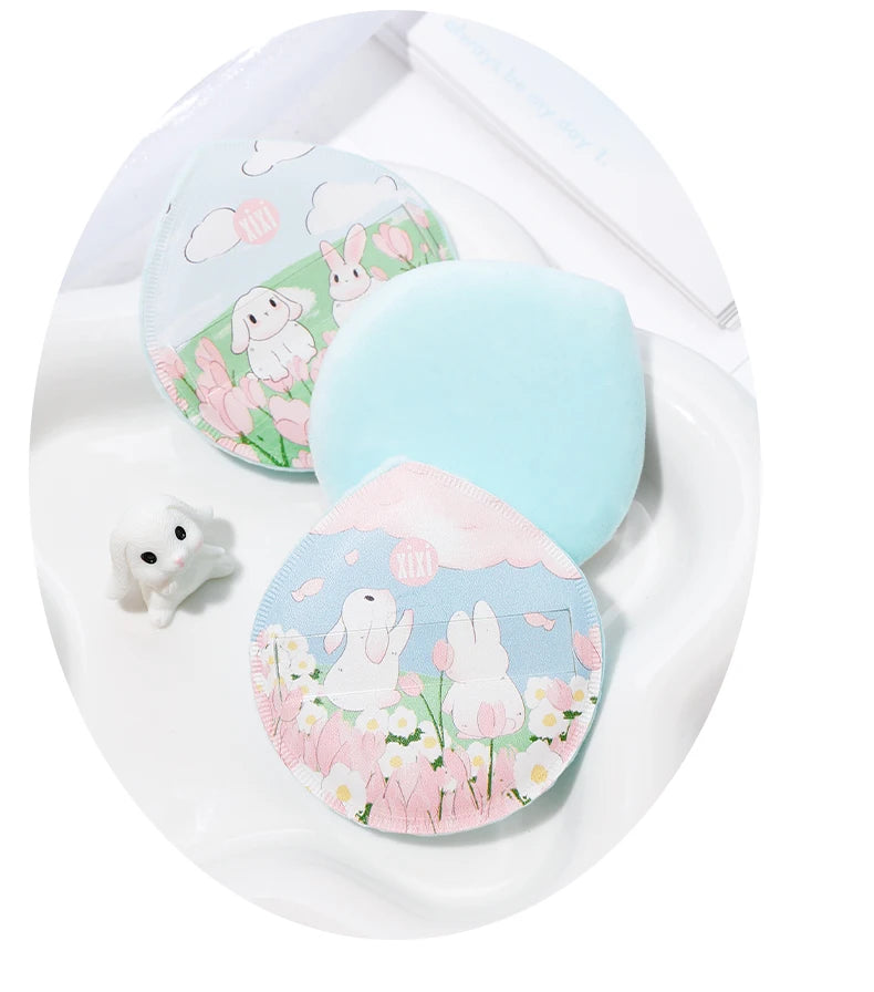 Velvet Makeup Setting Puff – Soft Crystal Fluff Cosmetic Sponge