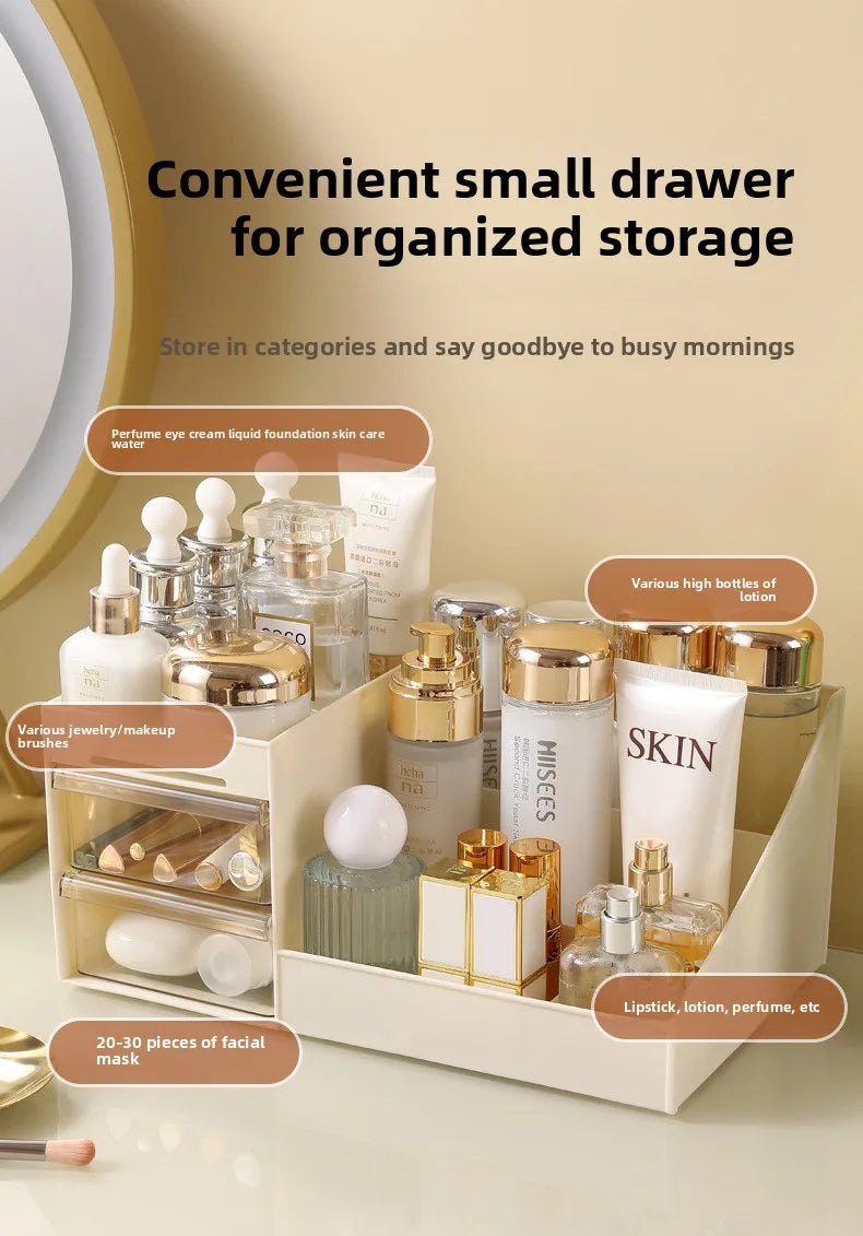Transparent Drawer Makeup Organiser – Desktop Storage Box