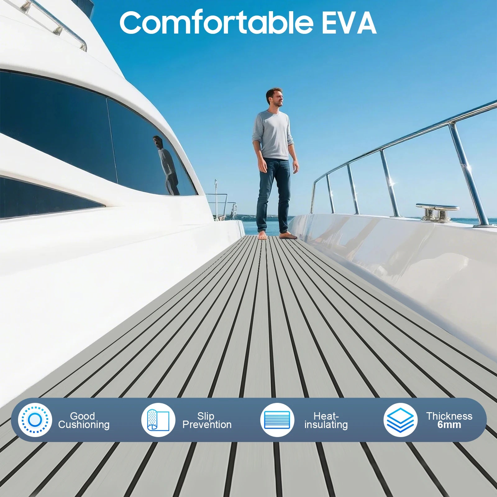 Waterproof EVA Foam Floor Mat (90x240cm)