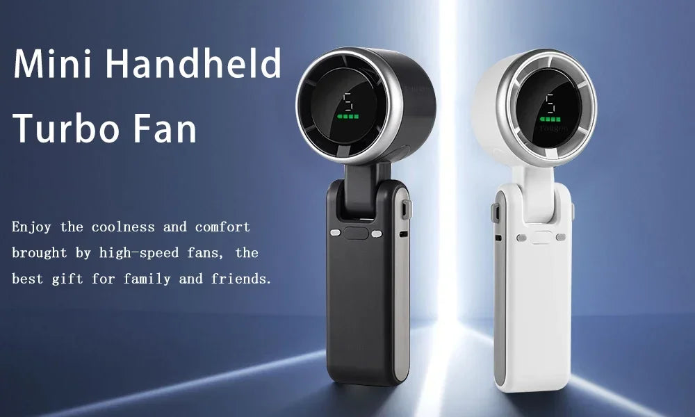Hands-Free Neck Fan - USB Rechargeable, 5 Speeds
