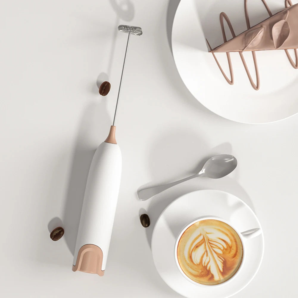 Electric Milk Frother & Drink Mixer – Cappuccino & Latte Maker