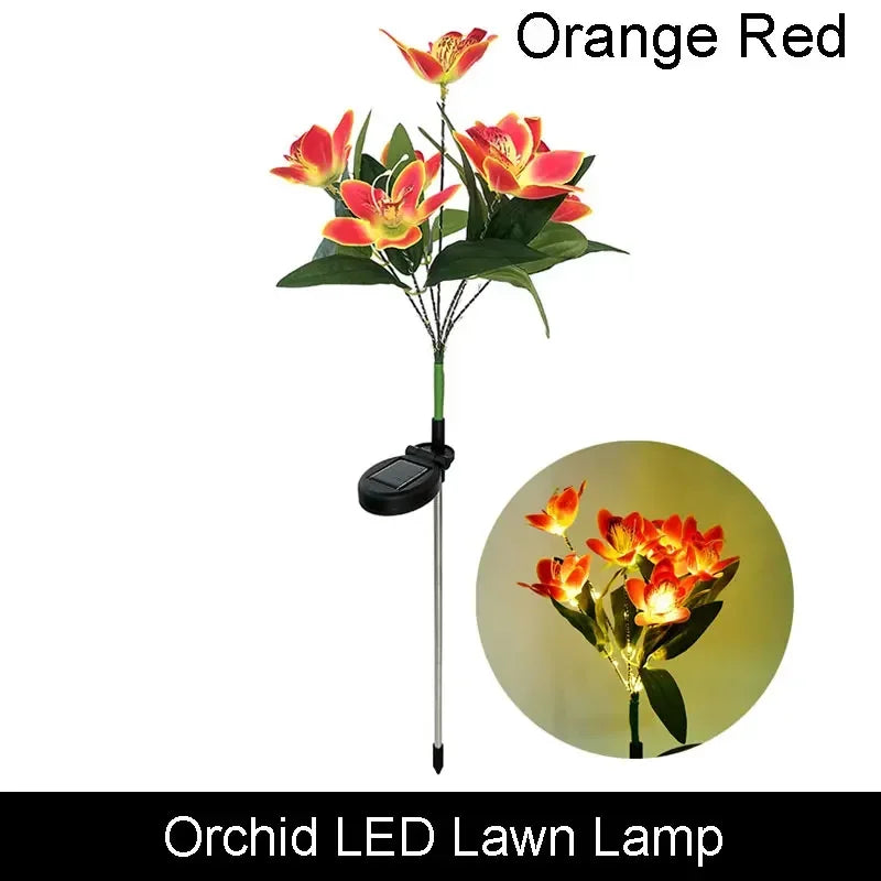 Solar Butterfly & Sunflower LED Garden Lawn Lamp – Colourful Landscape Light