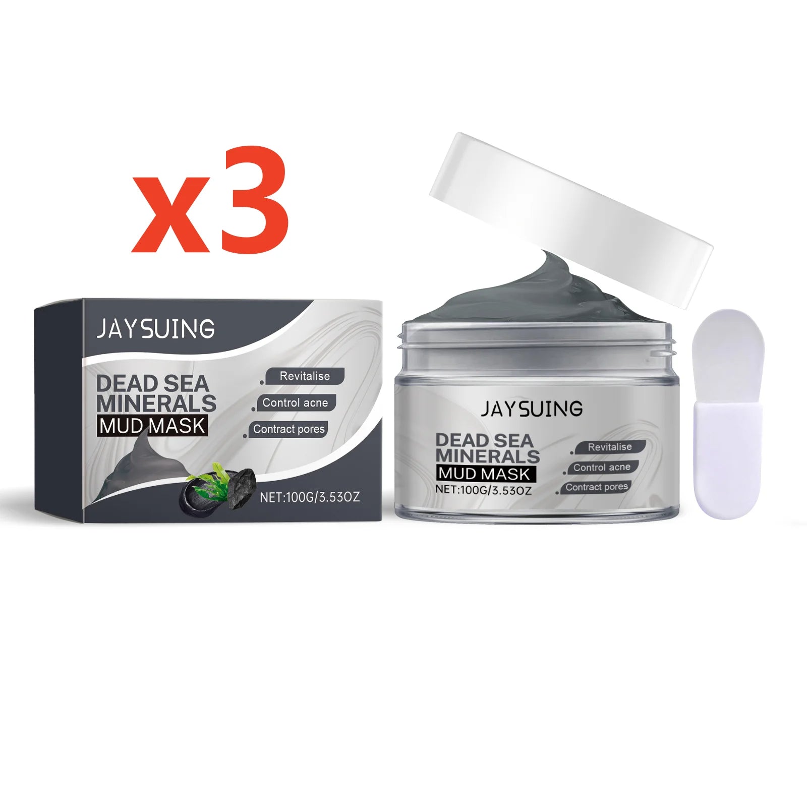 Dead Sea Mud Deep Cleansing Face Mask – Brightening, Hydrating & Acne Remover