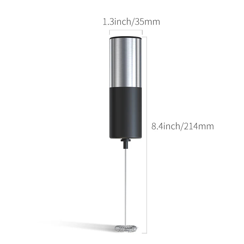 Rechargeable Handheld Milk Frother – Foam Maker for Lattes & Coffee