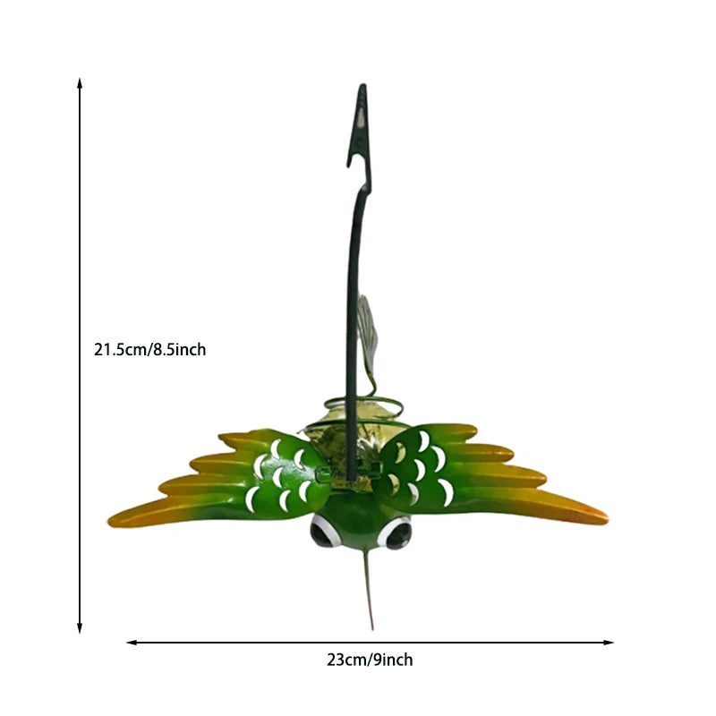Solar Outdoor Hanging Lantern – Animal & Insect Garden Decor Solar Light