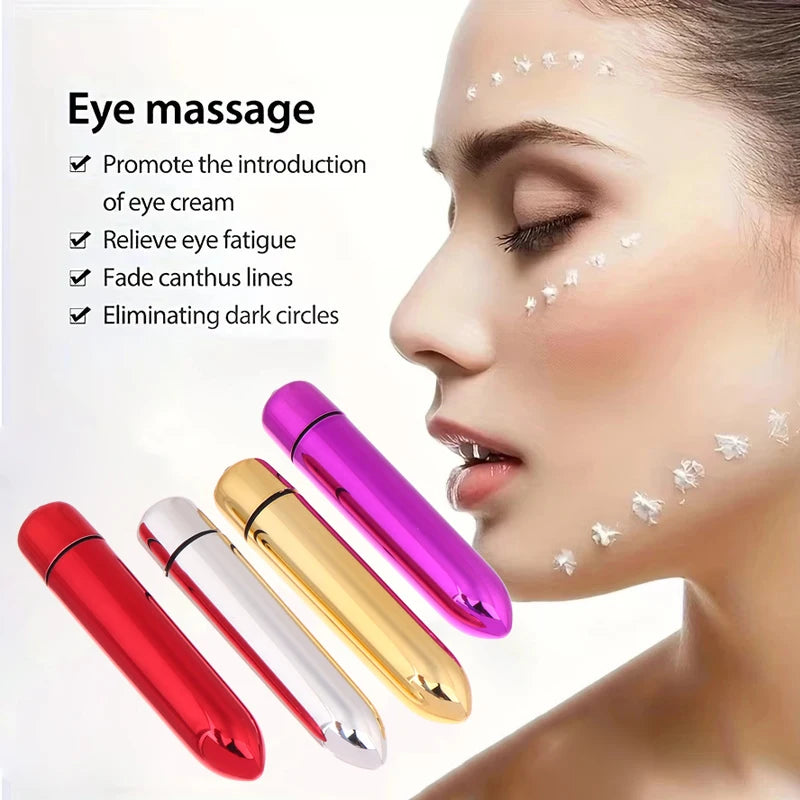 Mini Vibrating Facial & Eye Massager – Portable Beauty Tool