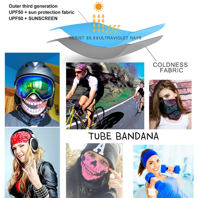 Breathable Cycling Face Mask & Neck Gaiter – Balaclava Snood