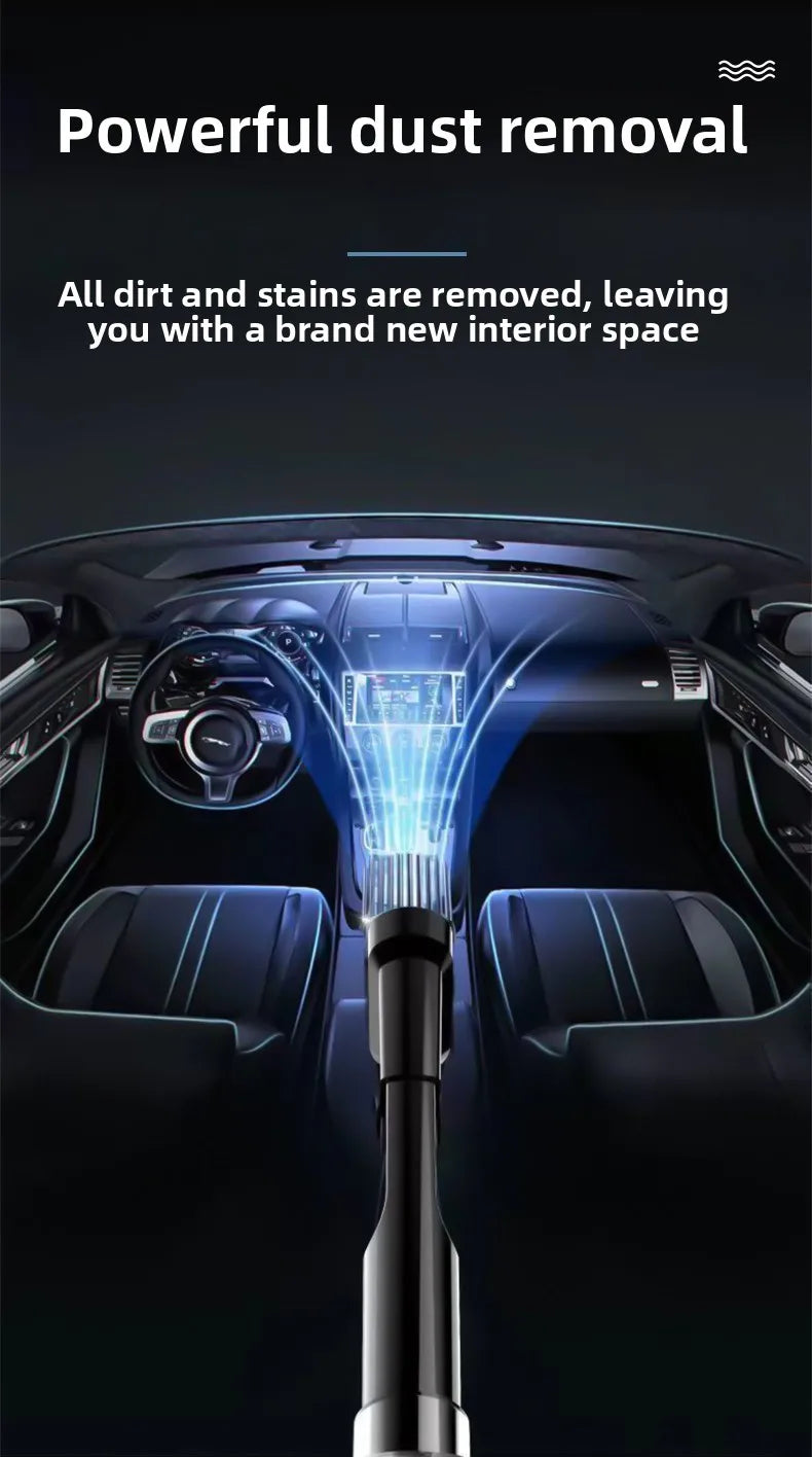 Portable Wireless Handheld Vacuum – Car & Home