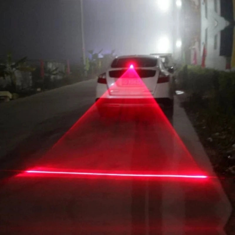 Car LED Laser Fog Light – Anti-Collision Brake & Warning Tail Lamp