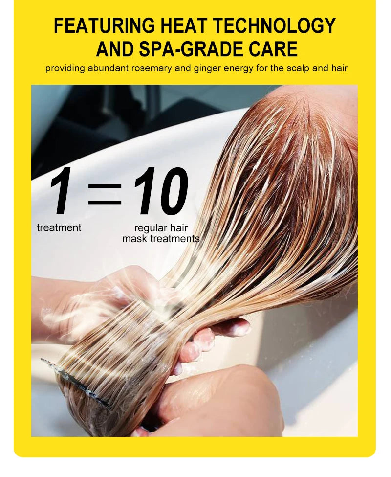 Rosemary & Ginger Hair Growth Mask – Anti Hair Loss