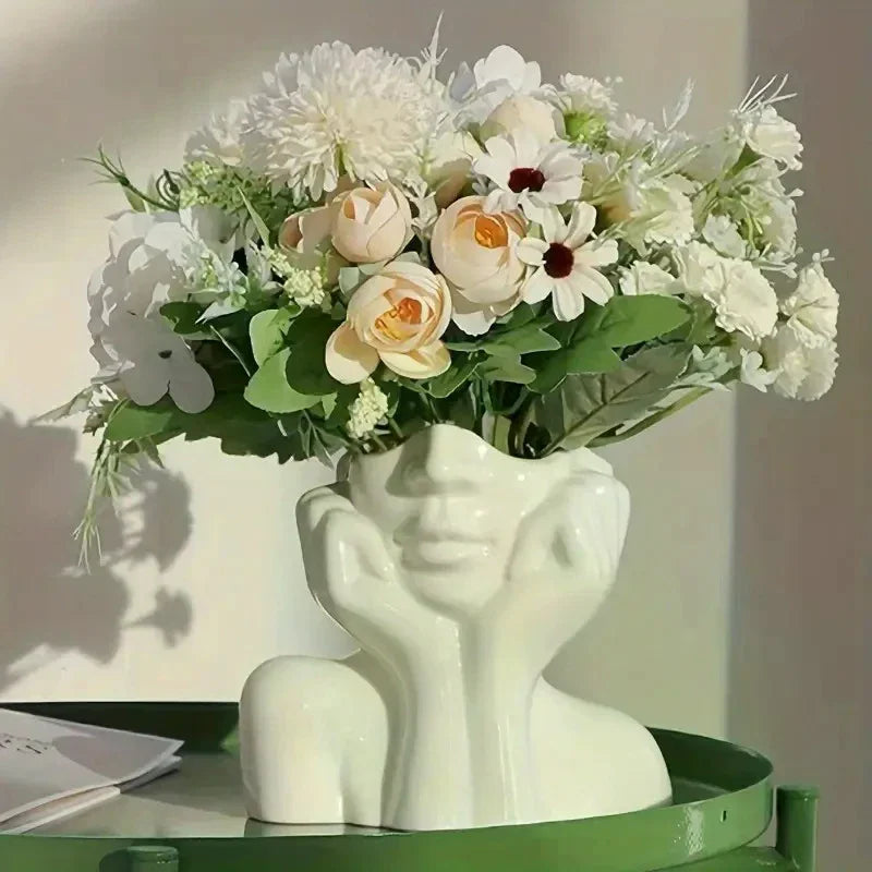 Human Body Art Vase – Makeup Brush & Pen Holder Desk Organiser Statue