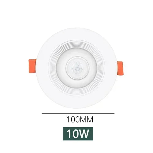 Recessed LED Downlight with Motion Sensor 5W–20W – Energy Saving Ceiling Spotlight