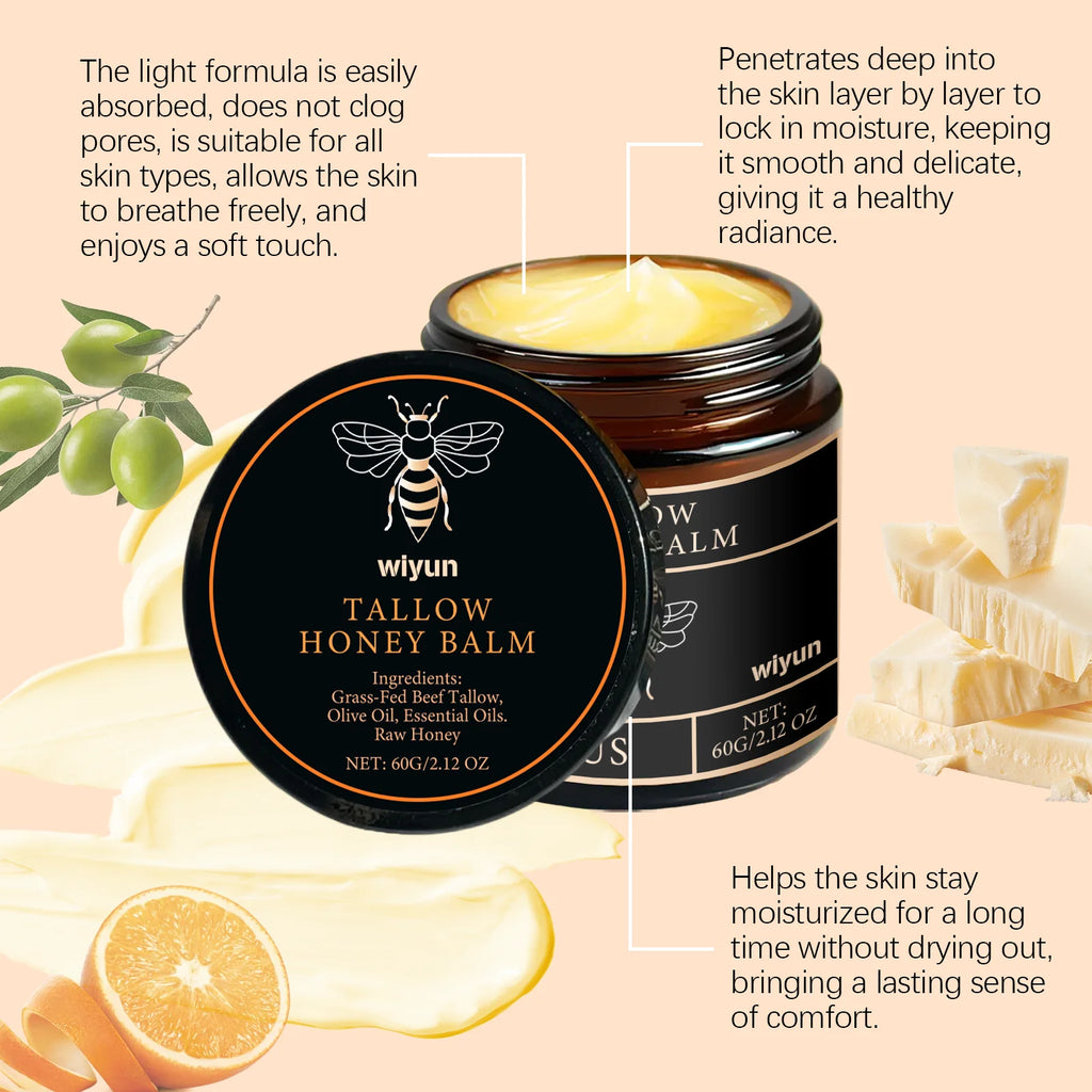 Tallow & Honey Face Moisturizer - Natural Skin Care 60g