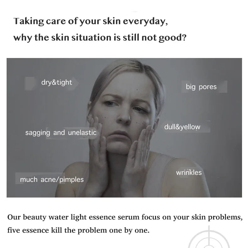 Hyaluronic Acid Ampoule Facial Serum – Pore Shrinking & Whitening