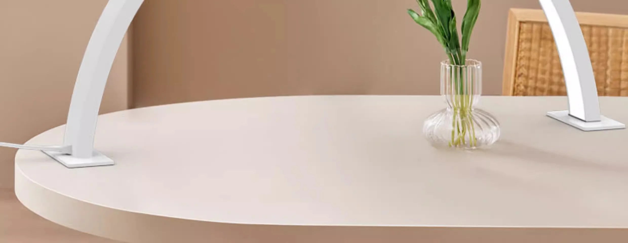 White & Pink Filler Lamp – Decorative Bedroom, Salon & Home Decor Light